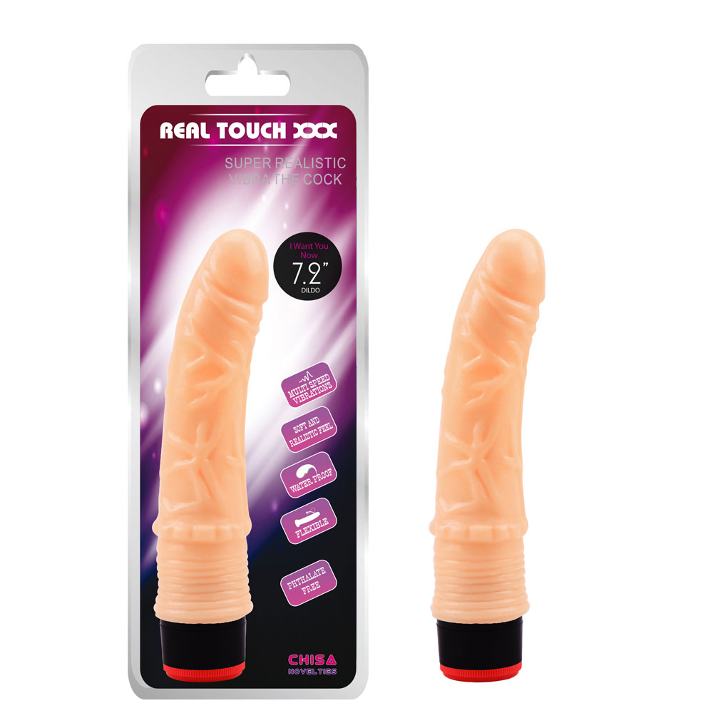 7,2” Vibe Cock-Flesh