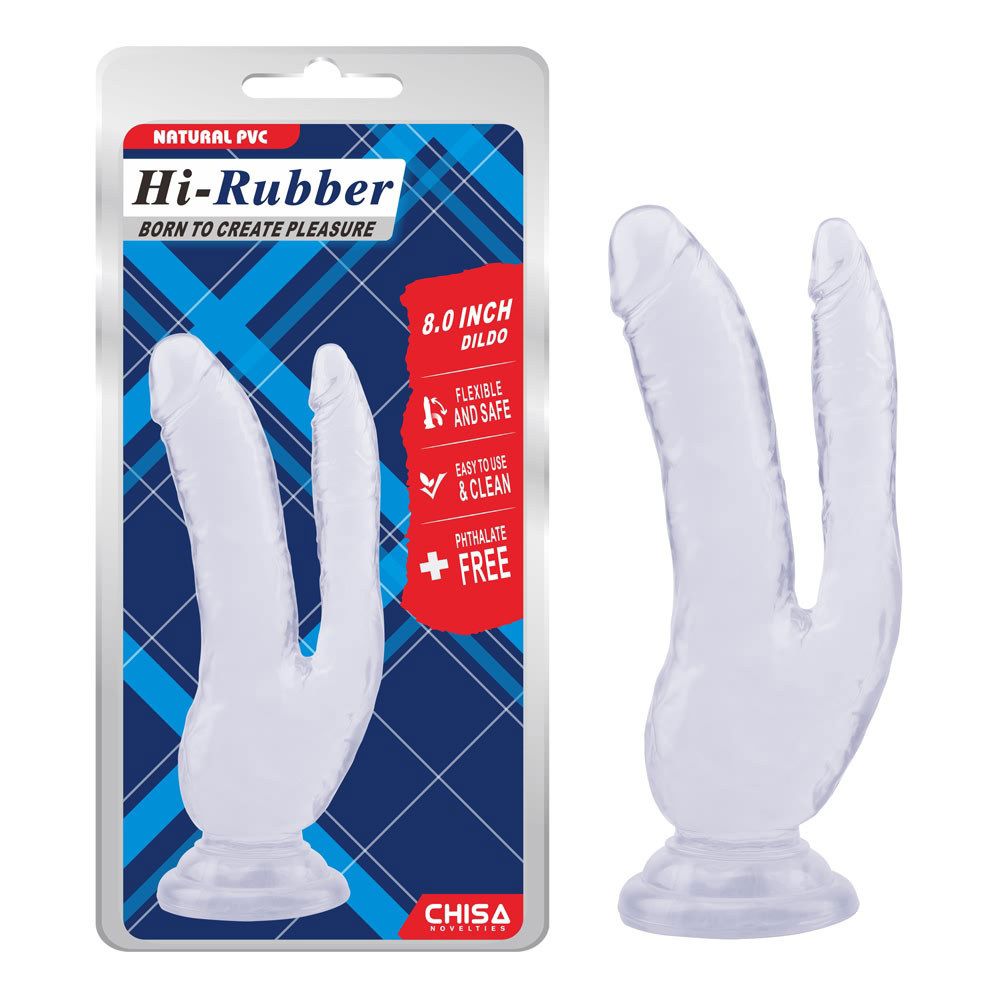 8,0 hüvelykes Dildo-Clear